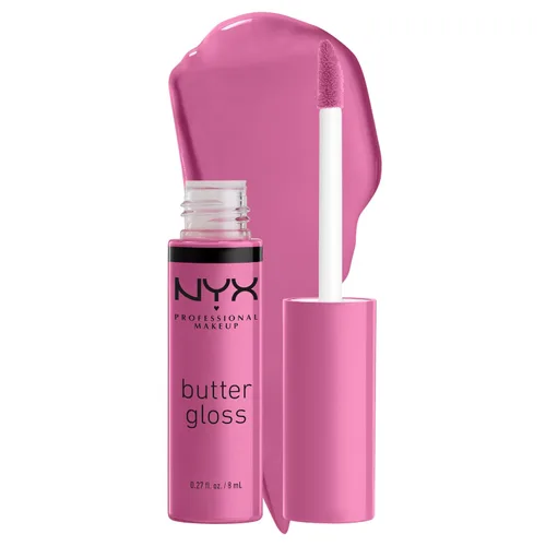 Vista 53 de NYX MAQUILLAJE PROFESIONAL Brillo de mantequilla, brillo de labios no pegajoso, - Eclair (rosa)