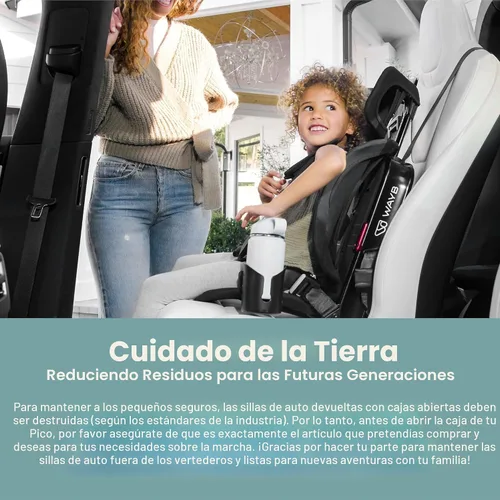 Vista 5 de WAYB Paquete organizador de asiento de coche de viaje Pico