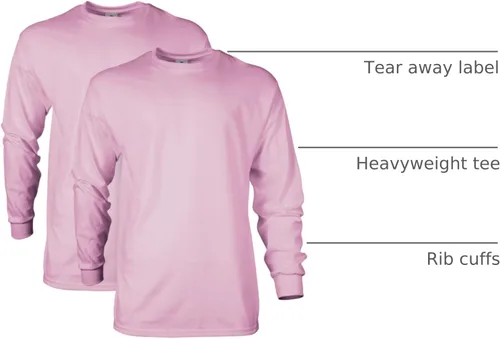 Vista 78 de Gildan - Camiseta de manga larga de algodón ultra estilo G2400 para adultos, paquete múltiple