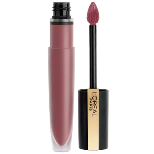 Vista 25 de L'Oréal Paris Makeup Rouge Signature - Tinta de labios mate, Adored Adorado