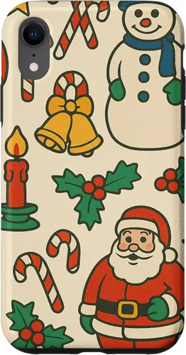 Vista 25 de Patrón retro de los años 90, decoración nostálgica de vacaciones para iPhone 16
