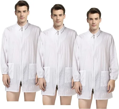 Vista 8 de TOPTIE Ropa de trabajo de manga larga para estilista de peluquería, peluquería de peluquería para peluquería para peluquería para peluquería