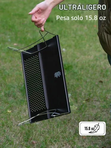 Vista 4 de WildCall - Mesa de excursión ultraligera, mini mesa plegable para acampar