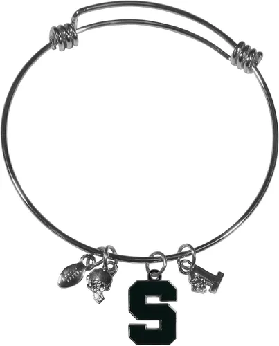 Vista 20 de Siskiyou Sports NCAA unisex-adult Charm Bangle Bracelet