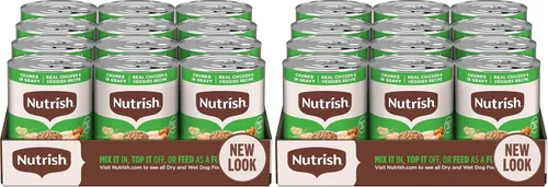Vista 14 de Nutrish Whole Health Blend Trozos en Salsa Paquete Variado Comida Húmeda para Perros, Lata de 13 oz., 12 Unidades (Rachael Ray)