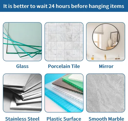 Vista 6 de Ganchos adhesivos negros para toallas de baño montados en la pared, paquete de 4 ganchos para toallas de baño, soporte para bata, gancho de acero