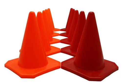 Vista 12 de BlueDot Trading Conos para entrenamiento de agilidad., 40 Naranja