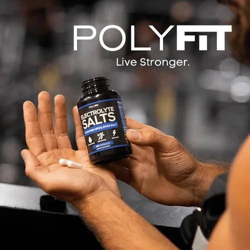 Vista 7 de Polyfit Sales de electrolitos – 100 pastillas de sal – Certificado NSF – Comprimidos de sal de reemplazo de electrolitos para corredores