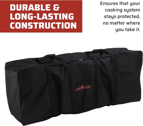 Vista 3 de Camp Chef Bolsa de transporte cb90 one, 17 "de alto x 41.5" de ancho x 10 "de largo, negra