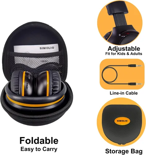 Vista 4 de SIMOLIO Auriculares IR para coche DVD compatibles con uConnect VES Dodge Grand Caravan y Chrysler Town & Country y Honda Odyssey & Jeep, auriculares