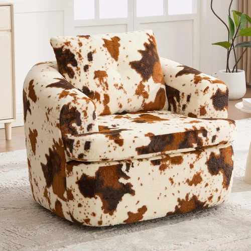 Vista 21 de Modern Velvet Armless Accent Living Room Chair,Upholstered Fabric Button Comfortable Leisure Chair with Wooden Legs for Bedroom,Office (Beige Velvet)