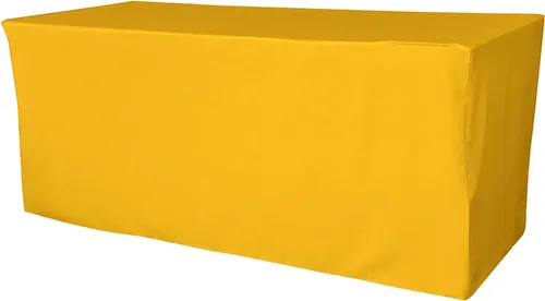Vista 20 de LA Linen Mantel ajustable de popelina de poliéster, 96.2 in de largo x 30.0 in de ancho x 76.2