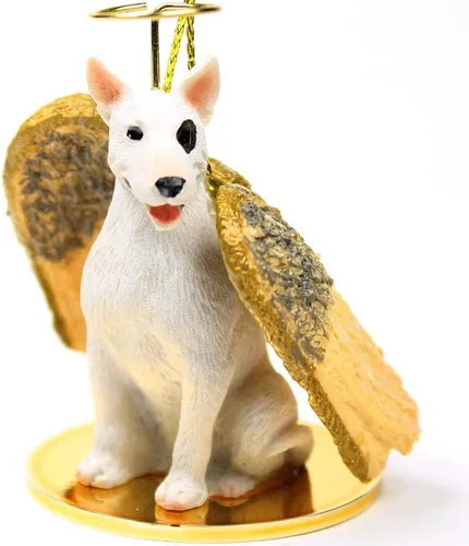 Vista 34 de Conversation Concepts Adorno navideño: Chihuahua, pelo largo 19-Dorado