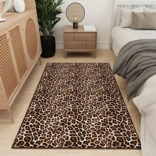 Vista 15 de Ottomanson Leopard Kitchen Rugs - Washable Runner Rug, Non Slip Entryway Rug, Durable Kitchen Mats for Floor - Stylish and Functional Home Decor