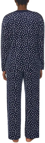 Vista 3 de Nautica Conjunto de pijama de forro polar de 2 piezas para mujer talla S azul Azul