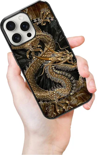 Vista 189 de Funda para iPhone Air - Dragón dorado chino