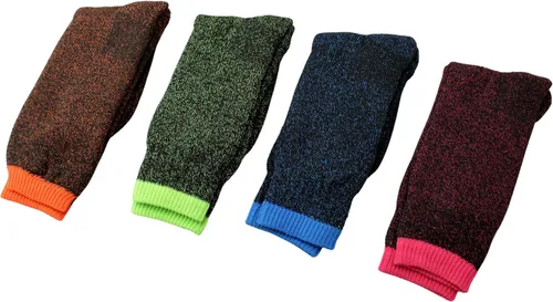 Vista 2 de Dependable Industries inc. Essentials 4 pares de calcetines calefactados para mujer, con aislamiento térmico, interior cepillado para mayor