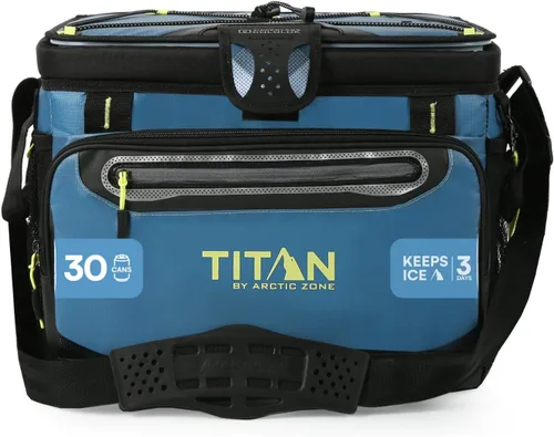 Vista 13 de Titan by Arctic Zone Deep Freeze Cooler - Zipperless Hardbody Cooler - Deep Freeze Insulation, HardBody Liner, and SmartShelf