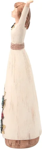 Vista 7 de Pavilion Gift Company Simple Spirits 41007 - Figura decorativa (7.5 pulgadas), color blanco, verde, bronceado