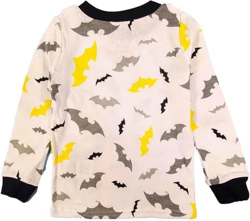 Vista 4 de DC Comics Conjunto de pijama de cuatro piezas de Batman para niños pequeños