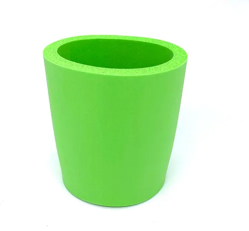Vista 32 de Pen Kit Mall - Enfriador de latas de espuma gruesa en blanco de la vieja escuela, no plegable (varios colores, paquete de 6 - C, 6)