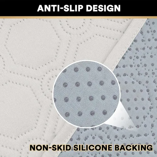 Vista 7 de PrinceDeco Funda para Silla y Sofá Impermeable Funda de Sillón Sofá Antideslizante Funda de Sofá Protector de Muebles con Correas Elásticas