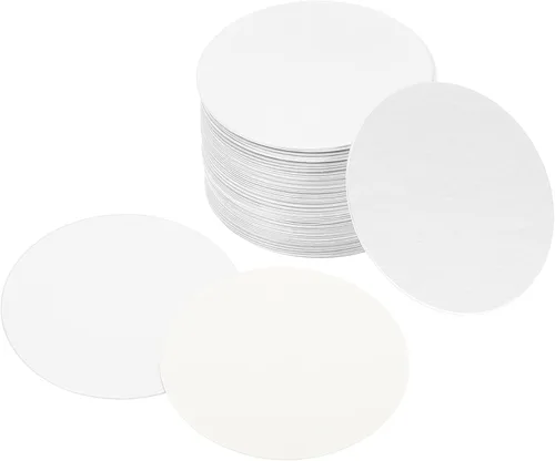 Vista 8 de PATIKIL Revestimiento de tapa de papel de aluminio de 0.709 in/0.7 pulgadas, 100 revestimientos de sellado térmico resistentes por inducción