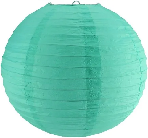 Vista 10 de Homeford Farol de papel redondo para colgar (14 pulgadas, blanco)