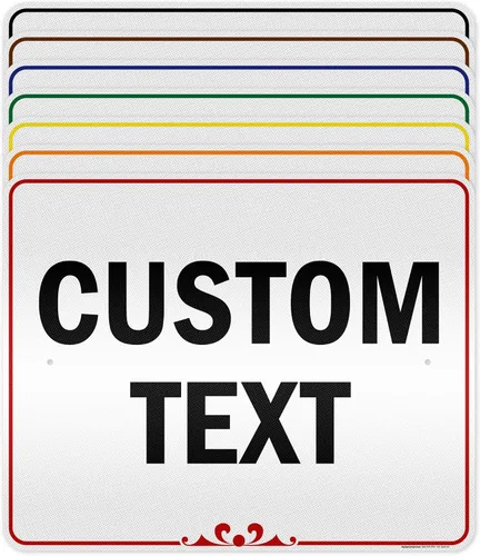 Vista 13 de My Sign Center (Prestige) - Letrero personalizado, para negocios, uso en interiores y exteriores, 7 x 10 pulgadas, libre de óxido, aluminio 040