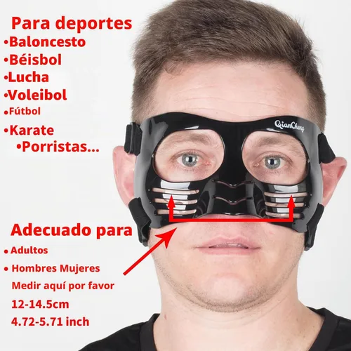 Vista 6 de QianCheng Protector de nariz con acolchado de silicona LX Negro
