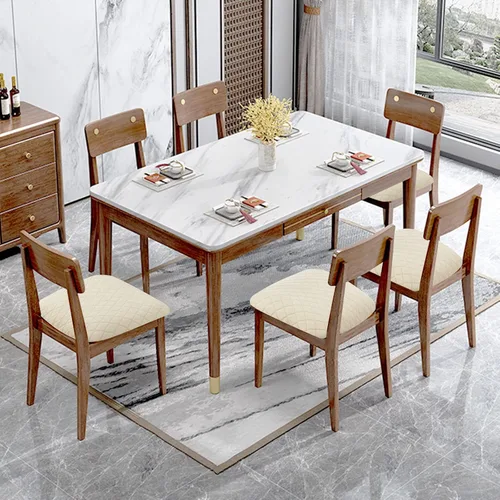 Vista 7 de Genina Fundas de asiento impermeables para sillas de comedor, fundas elásticas extraíbles y lavables, fundas de cojín para sillas de comedor