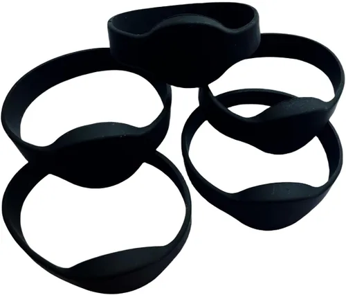 Vista 3 de Pulsera RFID, pulsera 125khz, etiqueta RFID impermeable (paquete de 5)