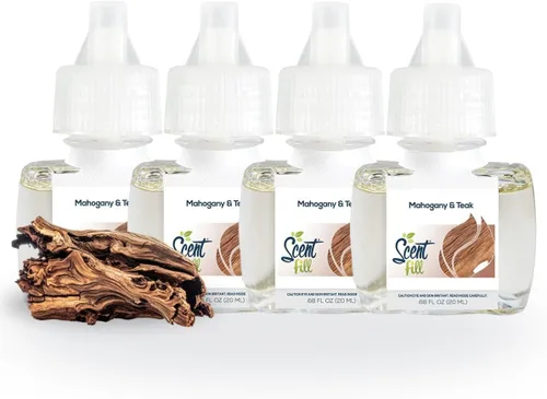 Vista 14 de Scent Fill Ambientador enchufable de sidra de manzana, 4 recambios de aceite perfumado
