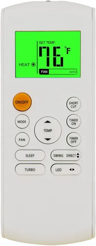 Vista 9 de Mando a Distancia de Repuesto para Midea MUE-18HRFN1-QRD0 MUE-24HRFN1-QRD0 UE-36HRFN1-QRD0 MUE-48HRFN1-QRD0 Tipo Cassette Inverter Aire Acondicionado
