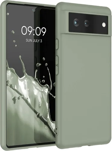 Vista 26 de kwmobile Funda compatible con Google Pixel 6 - Funda protectora de silicona TPU suave y delgada - Piedra antigua