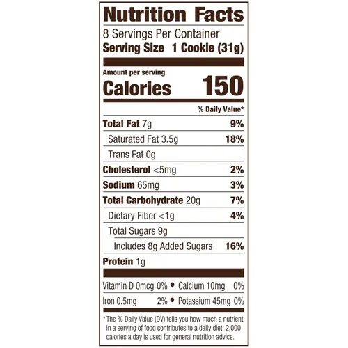 Vista 2 de Pepperidge Farm Charleston - Galletas para pastel de cumpleaños, 8 galletas horneadas suaves, bolsa de 8.6 onzas