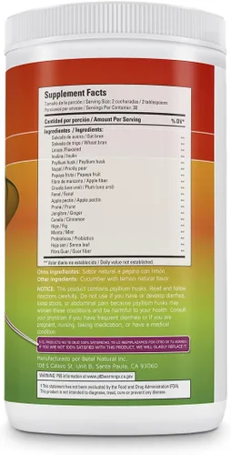 Vista 2 de Betel Natural Daily Fibra Forte Formula/Fórmula Fuerte, Pepino Extremo Limpiar Colon Pepino con Limón (Pepino con Limón)