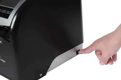 Vista 3 de Royal Sovereign Contador/clasificador eléctrico de monedas de 4 filas con tecnología patentada antiatascos y pantalla de conteo digital (FS-44N)
