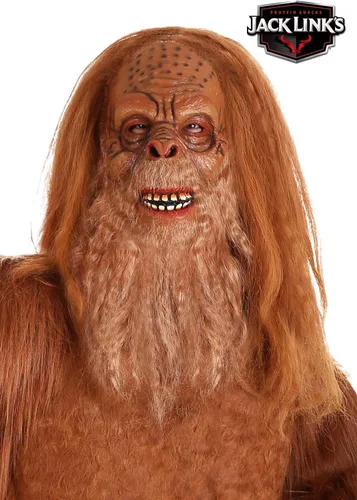 Vista 2 de Fun Costumes Máscara Sasquatch estándar para adultos de Jack Link