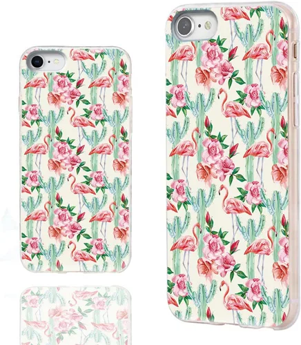 Vista 20 de Funda protectora delgada de goma TPU suave para iPhone SE 2022/2020/8/7/6S/6, funda protectora de goma TPU suave, lindo perro corgi de dibujos Un