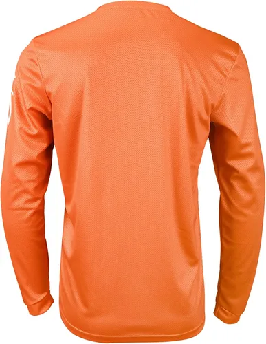 Vista 3 de Camisetas de ciclismo de montaña para hombre, manga larga, MTB Off-Road Motocross Jersey de secado rápido y absorbe la humedad