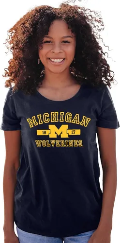 Vista 10 de Blue 84 NCAA - Camiseta con licencia oficial de la NCAA para mujer, color del equipo atlético