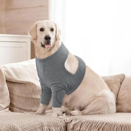 Vista 2 de Dog Anti-Lick Wounds Sleeves Anti Licking Front Leg Protection Sleeve Brace Front Leg Protection Tool Simple Design for Small Large Dogs