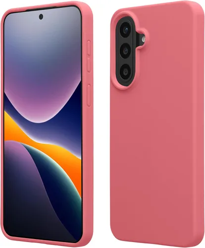 Vista 60 de kwmobile Funda Compatible con Samsung Galaxy A14 5G - Funda de teléfono de TPU y silicona con acabado suave - Verde Lima 2-Verde lima
