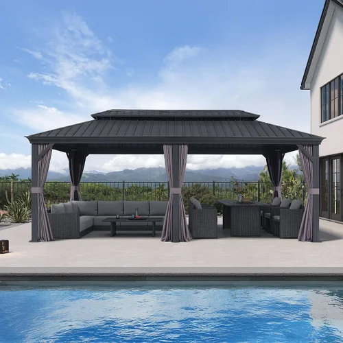 Vista 20 de Purple leaf - Gazebo para exteriores.