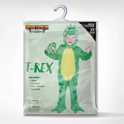 Vista 5 de Spooktacular Creations Disfraz de T-Rex infantil de Halloween
