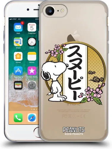 Vista 199 de Carcasa de gel para iPhone 7 Plus/iPhone 8 Plus, diseño de Snoopy Oriental de Peanuts, Badges
