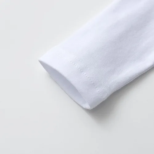 Vista 38 de Conjunto de 3 piezas de ropa de bebé recién nacido con estampado de manga larga + pantalones + sombrero
