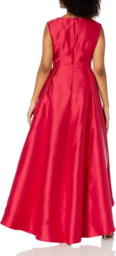 Vista 2 de Adrianna Papell Vestido Mikado sin mangas para mujer