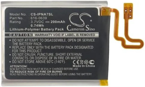Vista 5 de Cameron Sino - Batería para A1446, iPod Nano 7, iPod Nano 7th PN: 616-0639, 616-0640 200mAh / 0.74Wh